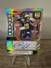 2025 Panini Score Football Auto Next Era Bryce Underwood Michigan NIL AUTOGRAPH