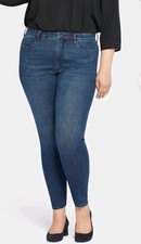 NYDJ Le Silhouette High Rise Ami Skinny Soft Blue Jeans Women's Plus 14 NWT
