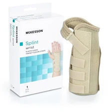 McKesson Hook and Loop Wrist Brace for Right Hand 155-79-87075