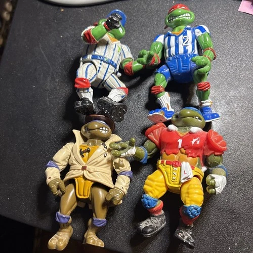 Vintage Playmates Teenage Mutant Ninja Turtles Figure Lot