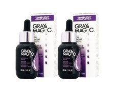 Ardell Gray Magic Color Additive - Gray Coverage Booster Drops -1oz - 2pc Bundle