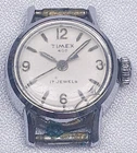 Vintage Timex 400 Women’s Watch 1960 West Germany 17 Jewel Silver  WORKS, READ