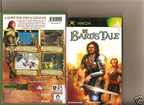 Xbox - xbox★THE BARD'S TALE 海外版 北米版 THE BARDS TALE XBOX / X BOX 360 ULTRA RARE RPG | eBay