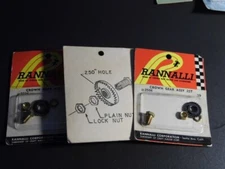 LOT of 3 Rannalli 25T Crown gear assembly # 2506 new old stock NOS Slot car 1/24