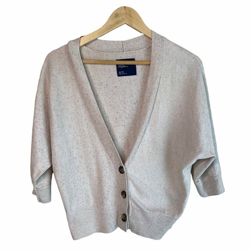 Soft Crop Cream Cardigan Sweater XS | eBay