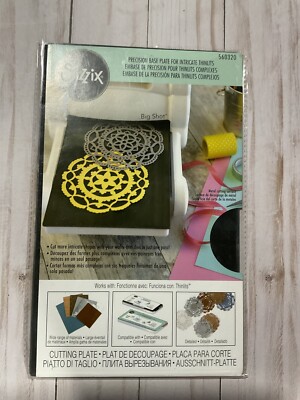 Sizzix Chrome Precision Base Plate ~NEW~ Sizzix For Intricate Cuts