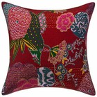 Living Room Decor Kantha Cotton Cushion Cover Standard Pillowcase Bohemian Decor