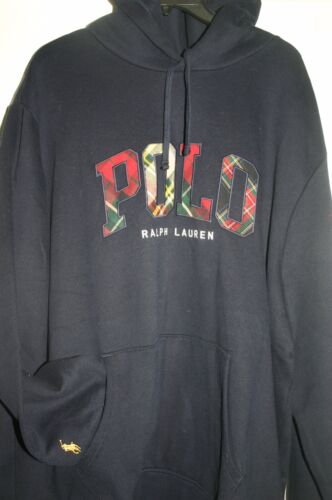 NWT Brand New Hooded Navy Ralph Lauren Heavy Duty Sweatshirt XL 2025 Ret:$168.00