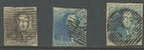 BELGIUM  LOT  Sc 1x2  2x3  3  13x2  14x25  16x5  USED FVF - Image 2 of 4