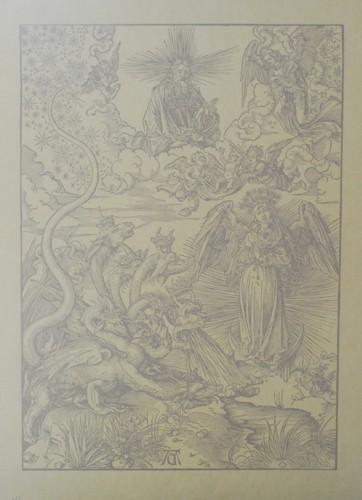 Albrecht Dürer-Siebenköpfige Drache-holzschnitt-Deutscher Renaissance Maler. - Bild 4 von 4