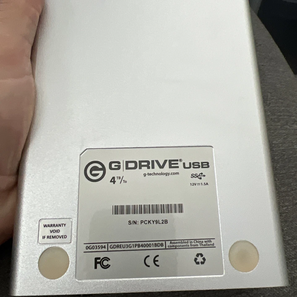 G-Technology G Drive USB 4Tb USB 3.0 Enterprise Class 7200 RPM - Image 3 of 3