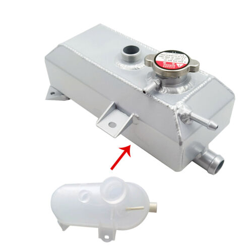 Tanque de depósito de desbordamiento de refrigerante de aluminio para BMW E28 E30 325E 325I 528E con tapa - Imagen 2 de 5