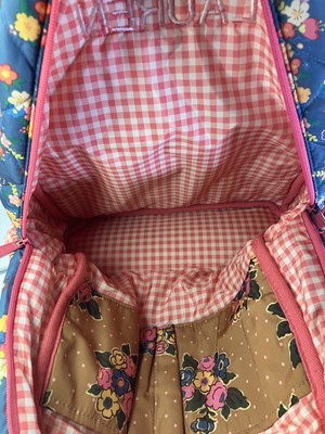 Matilda Jane Scholarly Me Floral Backpack And Lunch Box Gingham Floral Print! Matilda Jane Scholarly Me Floral Backpack And Lunch Box  main image 3