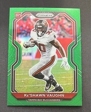 2020 Panini Prizm KeShawn Vaughn Green Prizm Rookie RC Tampa Bay Buccaneers