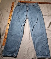 Levis 560 Jeans Womens 16 Short Blue Loose Fit Tapered Leg Vintage Y2K 2001