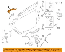 FORD OEM 13-16 MKZ Rear Door Lock Hardware-Handle, Outside GP5Z5426605AAPTM