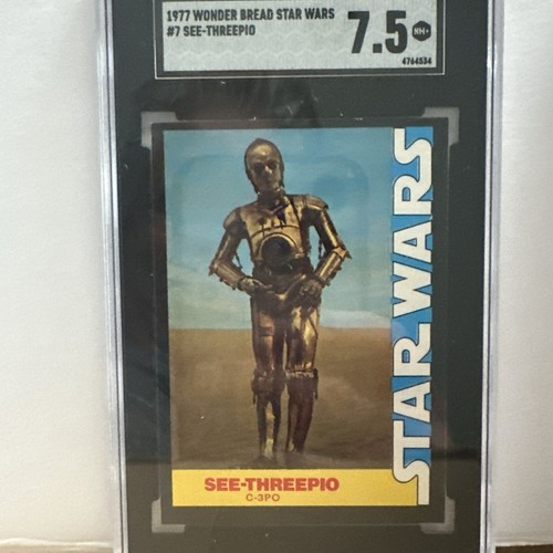 1977 Wonder Bread Star Wars #7 See-Threepio — SGC 7.5