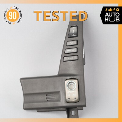 04-09 Cadillac XLR Information Display Switch & Push Start Button Black OEM