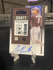 2020 Contenders Baseball Draft Ticket Trent Grisham Auto #66/99
