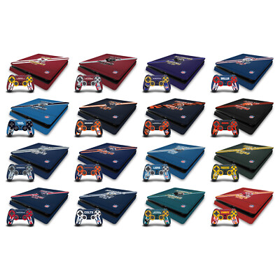 OFFIZIELLE NFL TEAM 1 VINYL HAUT ABZIEHBILD FÜR PS4 SLIM CONSOLE & CONTROLLER
