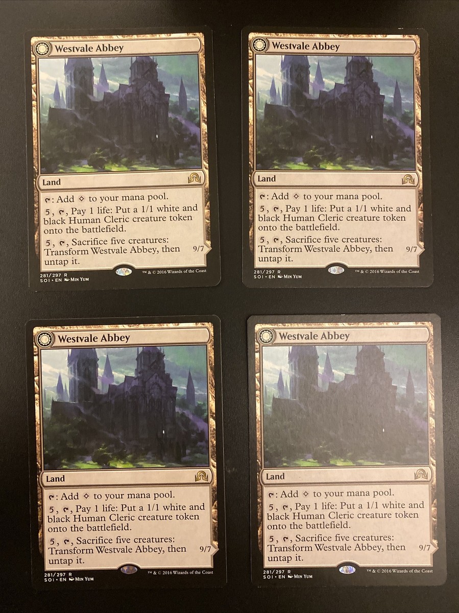 Westvale Abbey // Ormendahl Profane Prince 1x FOIL SOI MTG Shadows Over Innistrad Rare MINT land black Westvale Abbey // Ormendahl Profane Prince 1x FOIL SOI MTG Shadows Over Innistrad Rare MINT land black