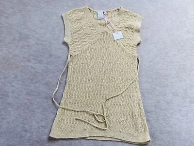Neu mit Etikett Tila Strickkleid in gold glitzernd 122 / 128 - Bild 1 von 3