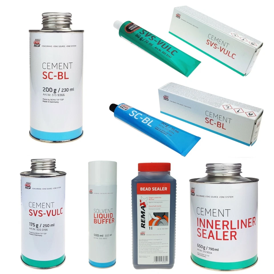 Vulkanisier Kleber Cement SC-BL SVS-VULC Flüssigkeit REMAXX Dichtungsmittel