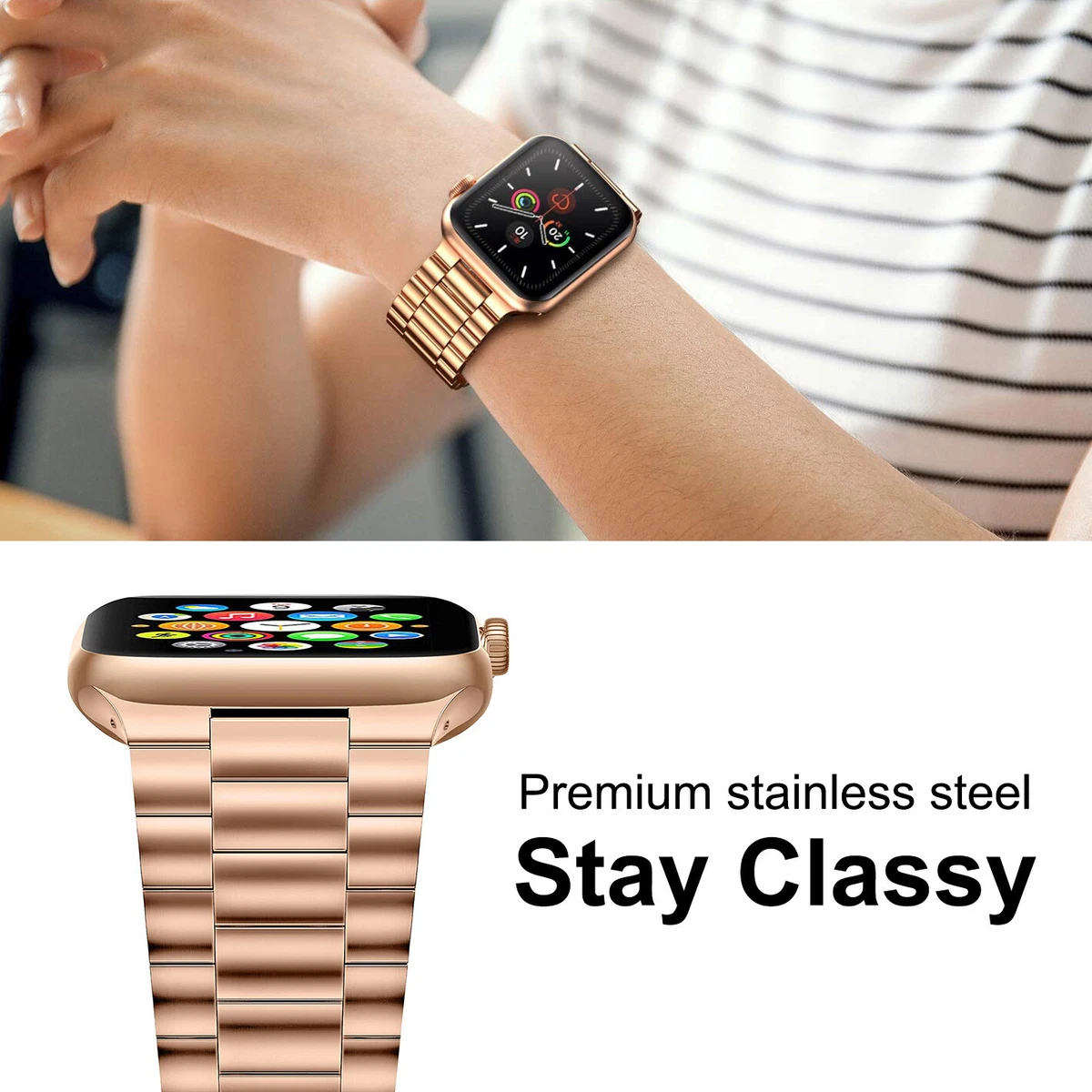  Luxury Watch Band Compatible with Apple Watch,Apple