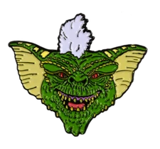 Gremlins Stripe Enamel Pin Christmas Holiday Horror Movie Evil Mogwai Monster