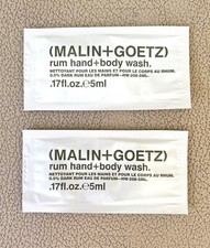 Image of MALIN+GOETZ RUM HAND BODY WASH SHOWER GEL SKIN VITAMIN HYDRATE PURIFY CLEANSING