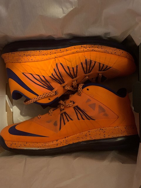 lebron 10 low orange and blue