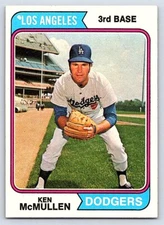 Ken McMullen  1974 Topps  #434 - Please see pics for cond.