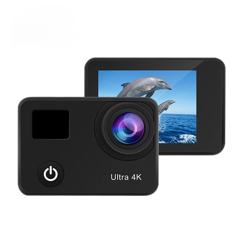 Outdoor Mini Cam Wifi 4k Sport Video Touch Dual Screen Waterproof Action Camera - Image 3 of 4