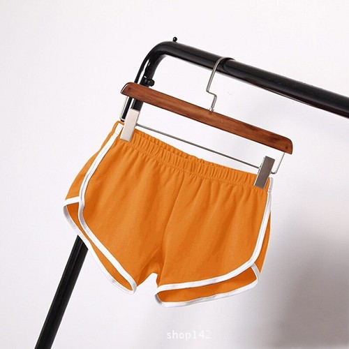 Damenshorts neu Sommershorts Hose Kontrast bindend seitlich geteilte elastische Taille - Bild 24 von 26