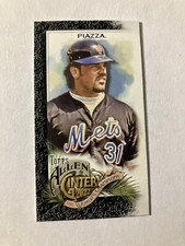 2022 Allen and Ginter Base Mini Black Border #147 Mike Piazza - New York Mets