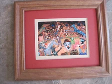 Robert Shields CIRQUE DU CIRQUE - CLOWNS framed matted