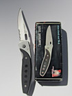 Tom Anderson - Mini Mohawk Folder   TA-2 3inch Part Serrated Blade 4inch closed — photo 4