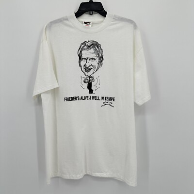 Vtg Tshirt Bill Frieder Coach ASU Monte s La Casa Vieja Graphic Print Tempe XL