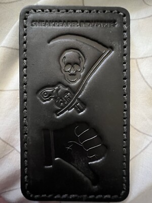 Ed s Manifesto  Cure All  Black Leather Variant Patch Rare
