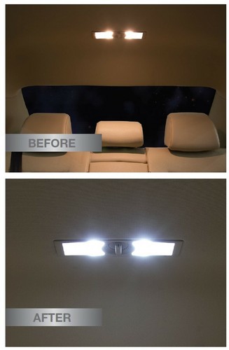 Sylvania Premium LED Light 578 White 6000K Two Bulbs Interior Dome Upgrade Lamp - Picture 9 of 12