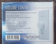 SYMPATHY SELECT SVC-75W Impedance Matching Volume Control Switch NEW 
