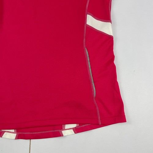NEW BALANCE T-Shirt Small Pink Womens Short Sleeve Round Neck Gym Running - Picture 3 of 17