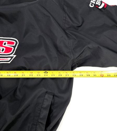 Vintage 90s STARTER Chicago Bulls NBA Pullover Windbreaker Jacke Herren 2XL - Bild 4 von 11