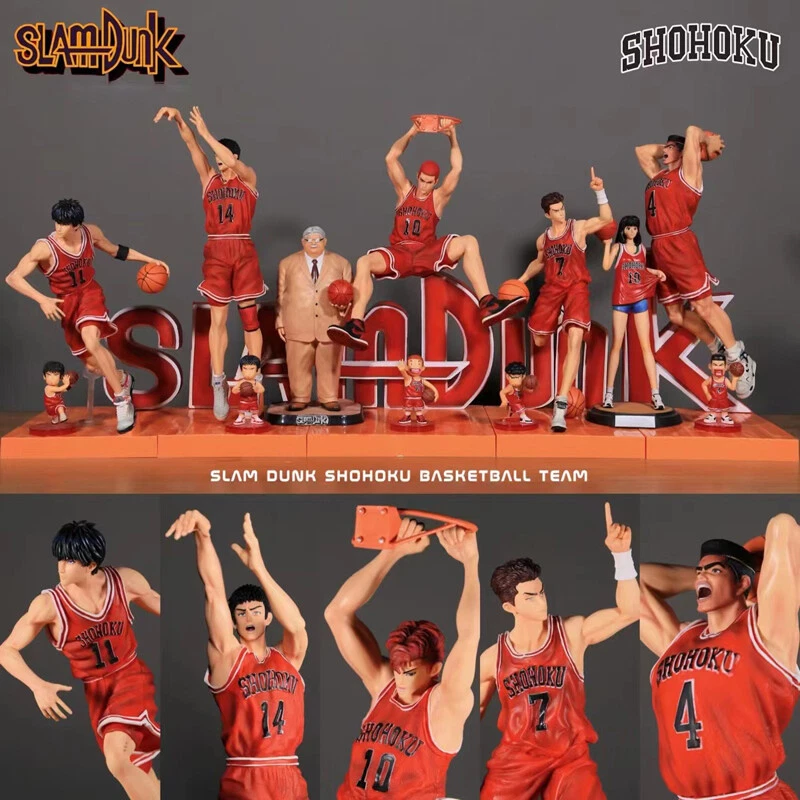SLAM DUNK SHOHOKU Basketball Members Anime Action Figure Collectible Japan Gift