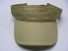 LIGHT BROWN - ONE SIZE ADJUSTABLE SUN VISOR 