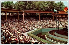 Forest Park Zoo St. Louis Missouri Unused Vintage Postcard ST25