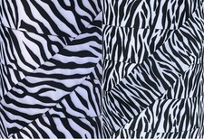 ZOO BLACK WHITE ZEBRA GROSGRAIN RIBBON 4 HAIR BOW BOWS CHEER 1 1/2" U PICK STYLE