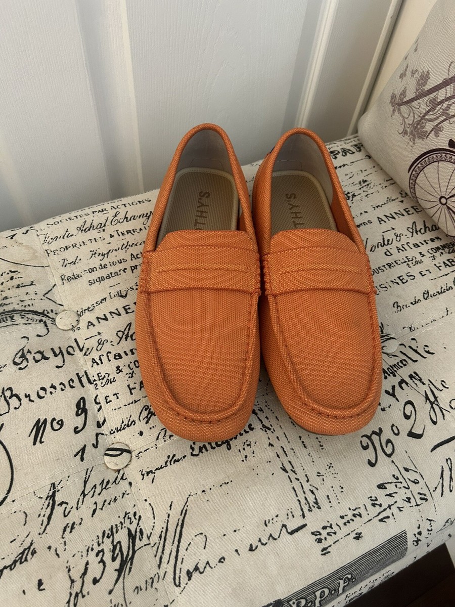Rothy's The Driving Loafer Men's Size 11.5 Orange Comfort Shoes Sneakers |  eBay