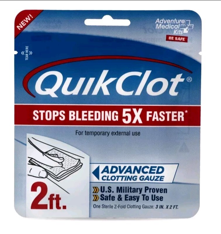 QuikClot Hemostatic Gauze 3