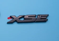 Rear Tailgate Gloss Black XSE OVERLAY Emblem Badge Letter Fit 2018-2022 Camry